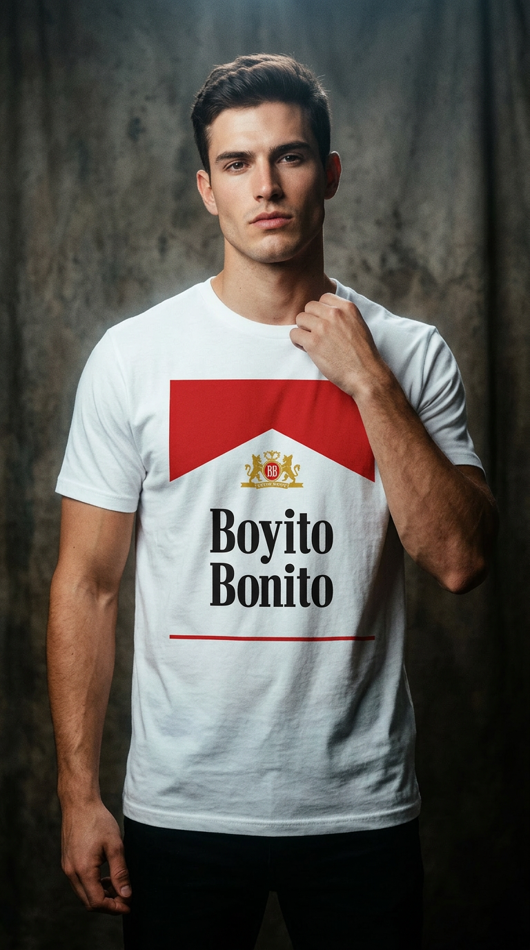 AI product shot of Marlboro Boy Tee