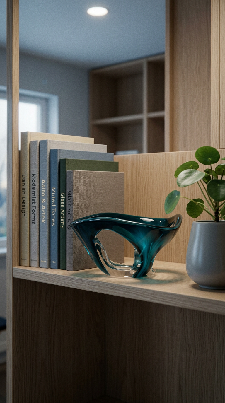 AI product shot of Enigma Bowl - Dark Blue