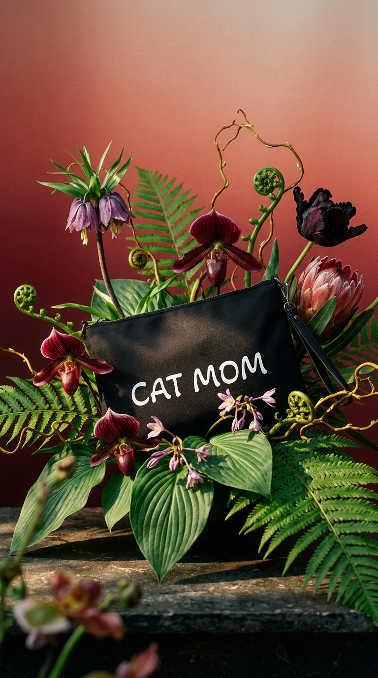AI product shot of Crossbody Cat Mom