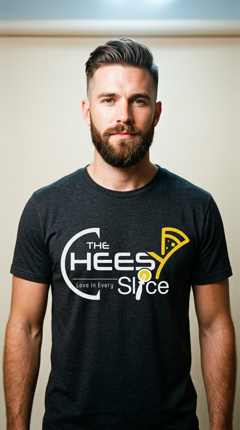 AI product shot of The Cheesy Slice