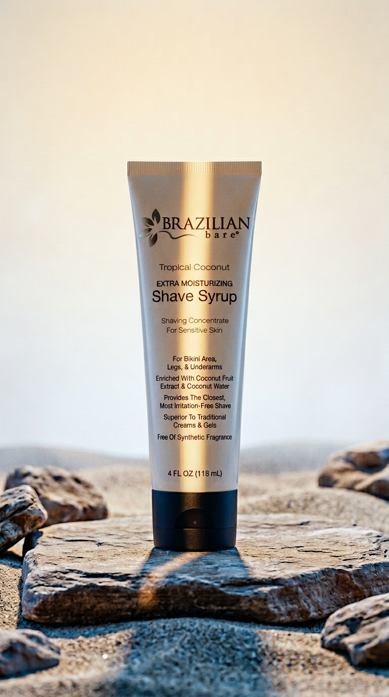 AI product shot of Tropical Coconut Extra Moisturizing Shave Syrup