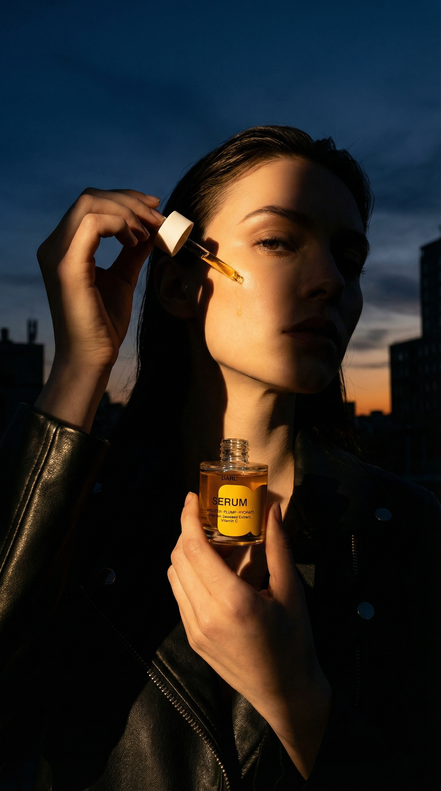 AI product shot of Darl’ Serum