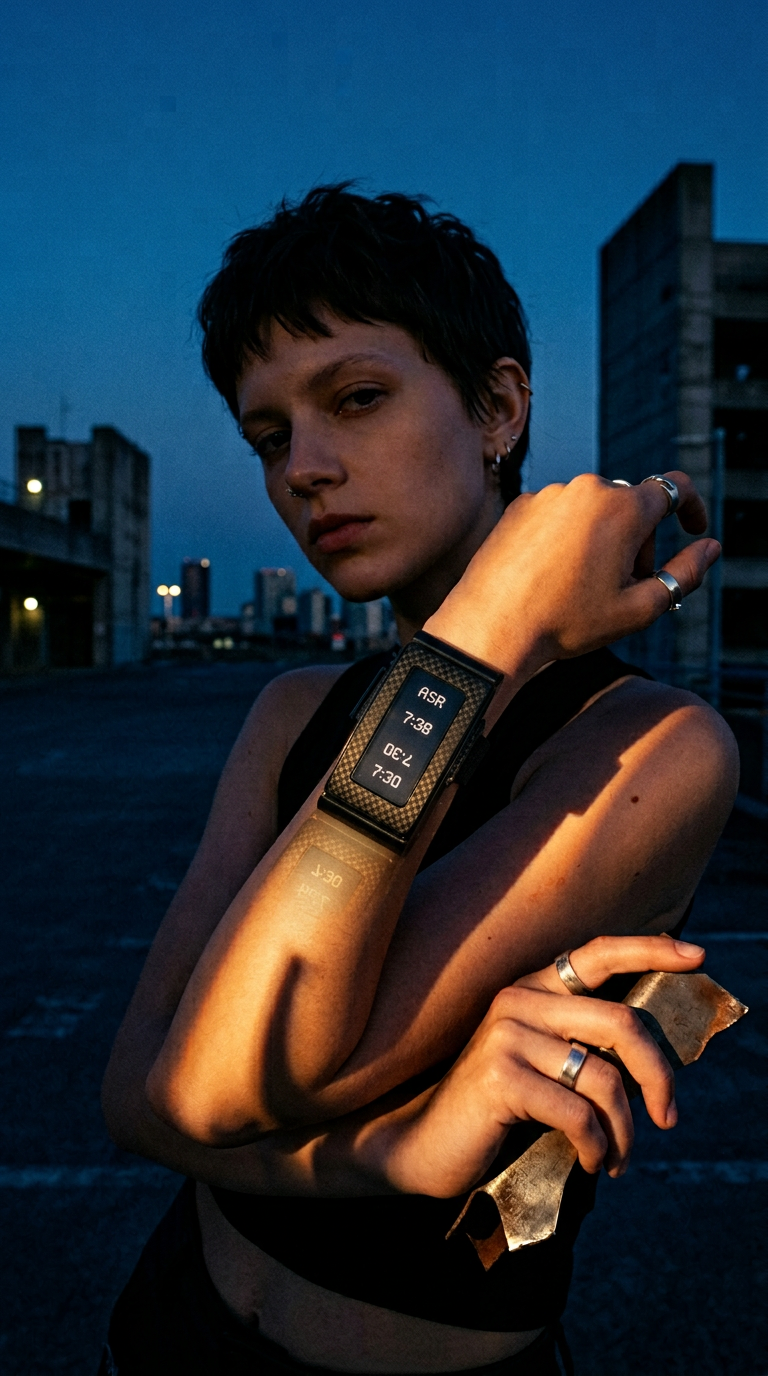 AI product shot of PrayN Wearable