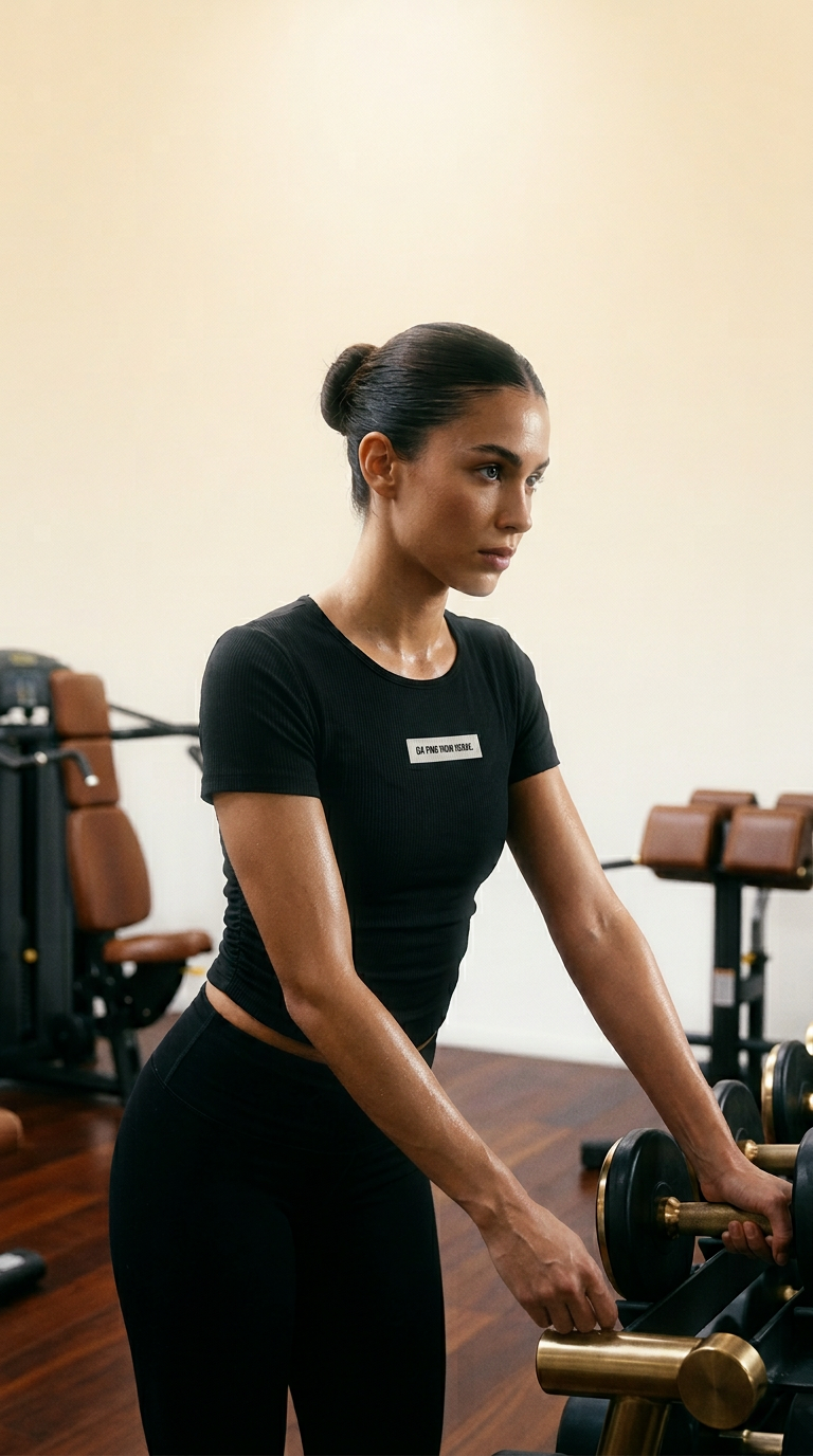 AI product shot of FYN Ruched Active Crop Top