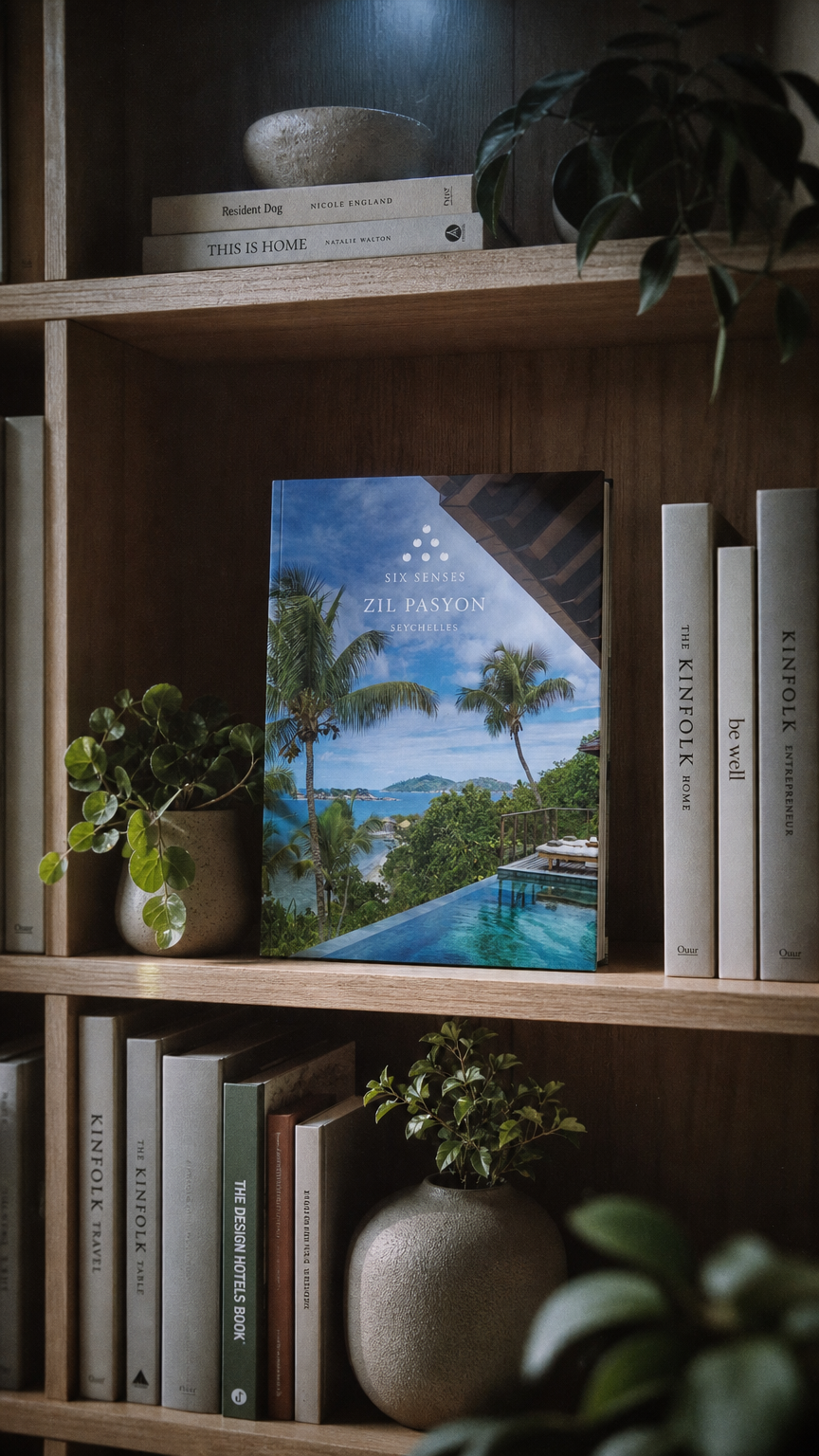 AI product shot of Six Senses Zil Pasyon: Bæredygtig idyl