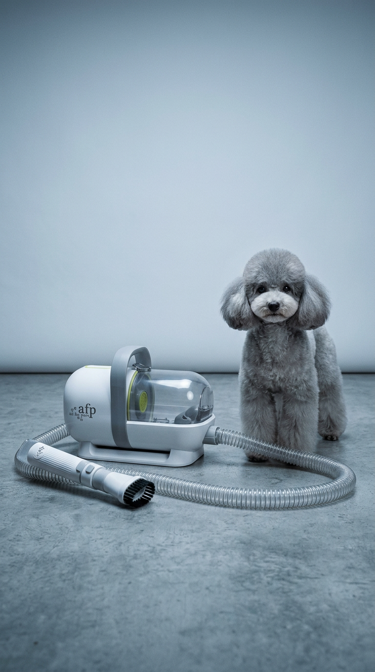 AI product shot of AFP Pro Pet Grooming Kit