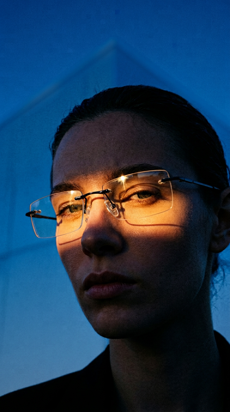 AI product shot of Regis Glasses