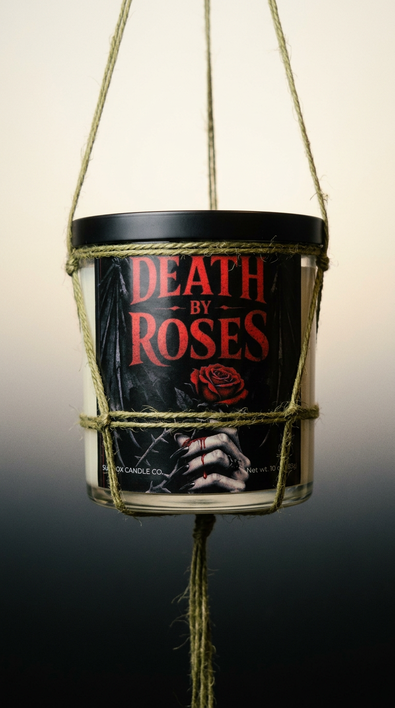 AI product shot of Death By Roses