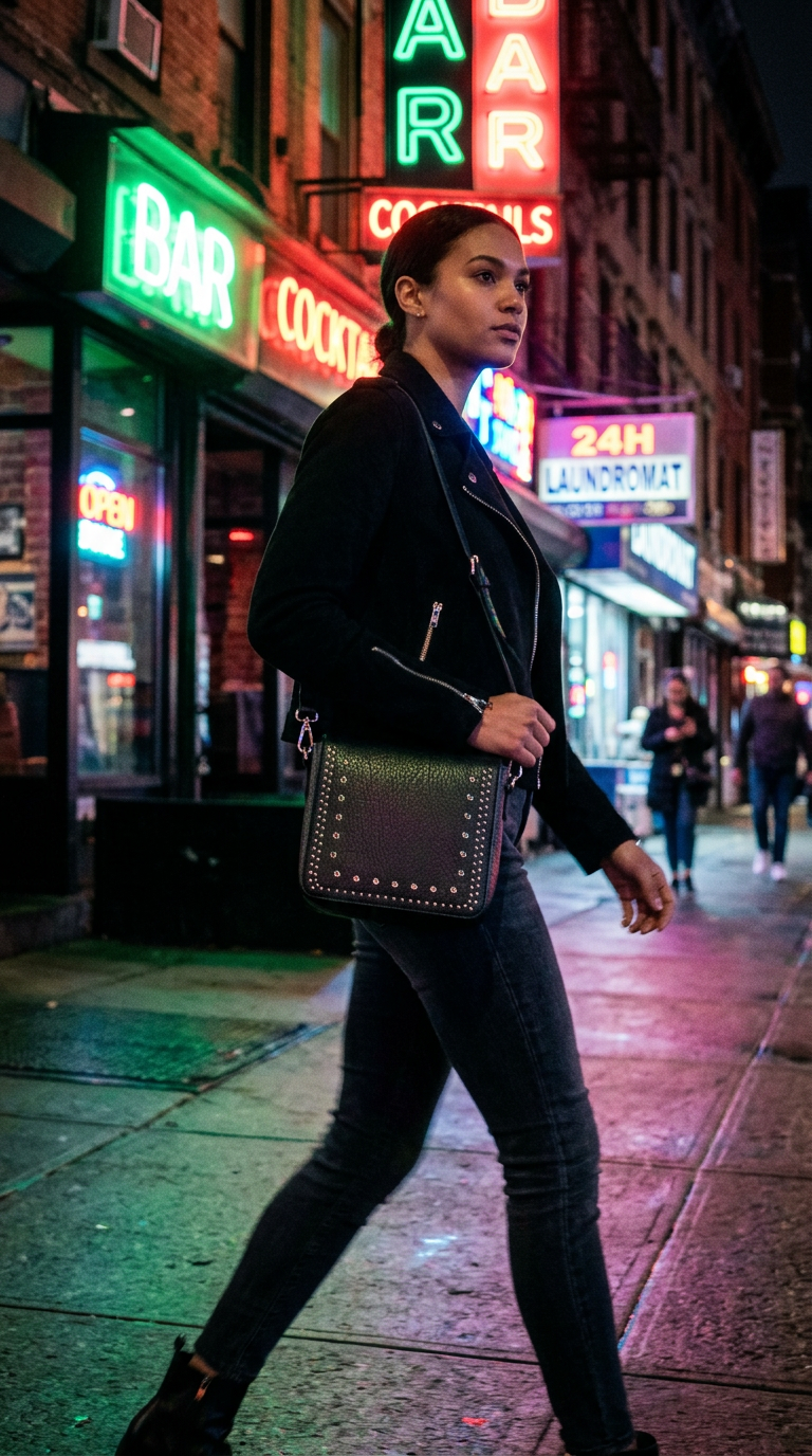AI product shot of Lovelight Crossbody - Black