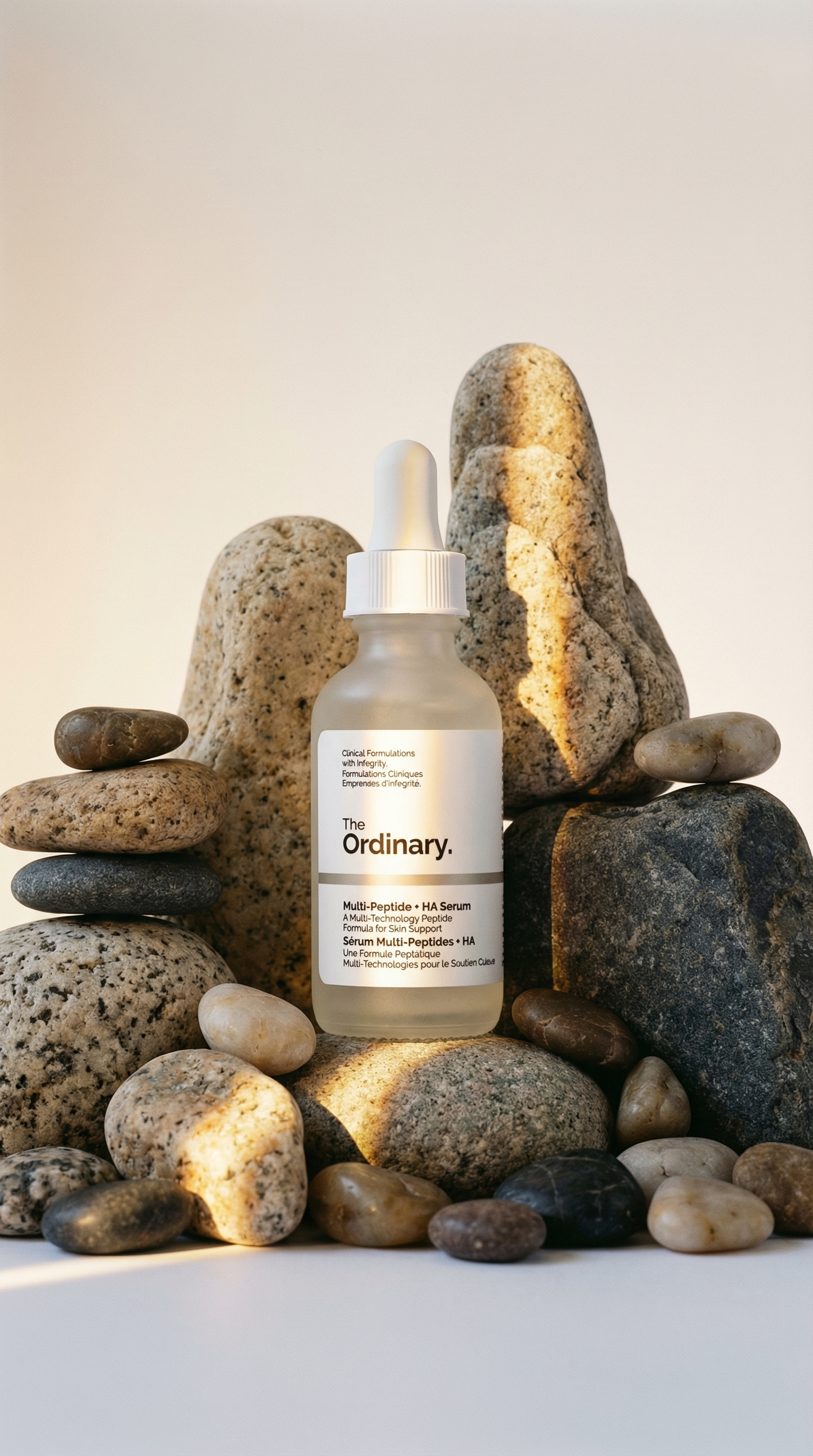 AI product shot of 멀티-펩타이드 + HA 세럼 60ml