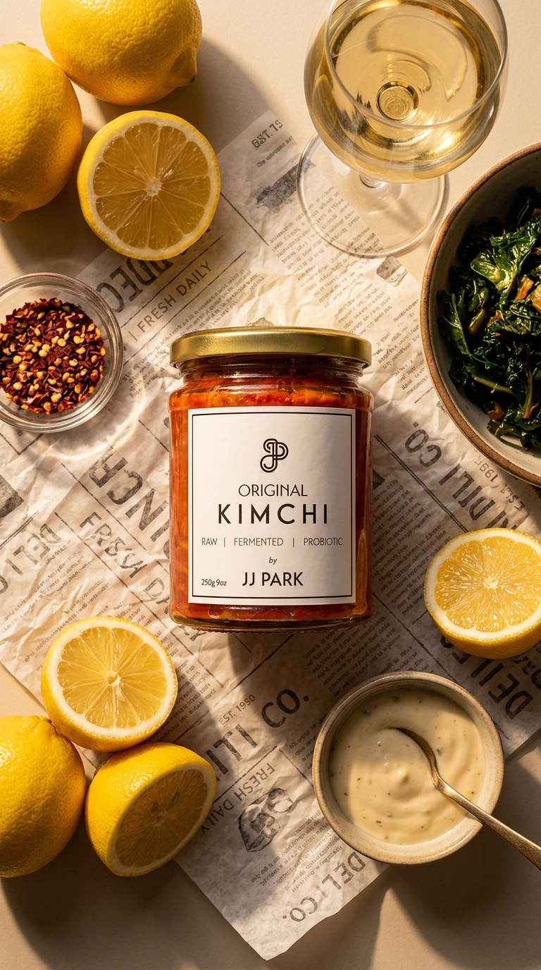 AI product shot of Original Kimchi