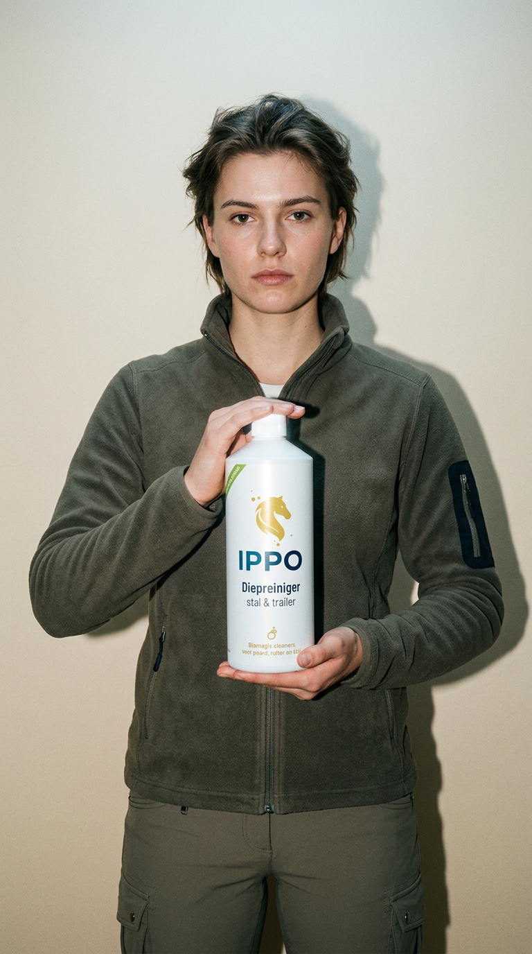 AI product shot of Diepreiniger stal & trailer