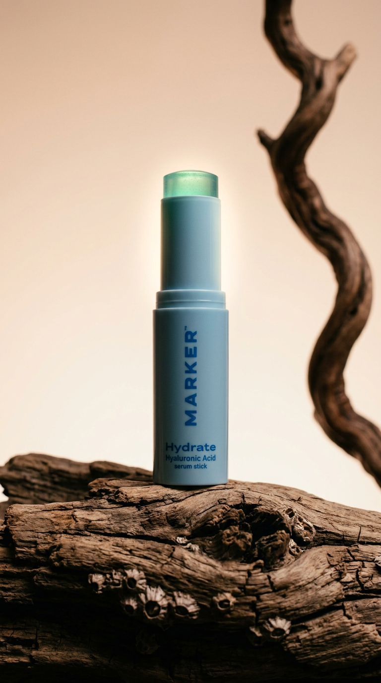 AI product shot of Hydrate Hyaluronic Acid Serum Stick