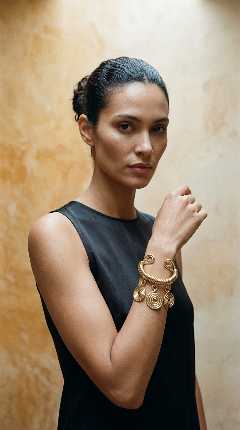 AI product shot of Spirale Cuff