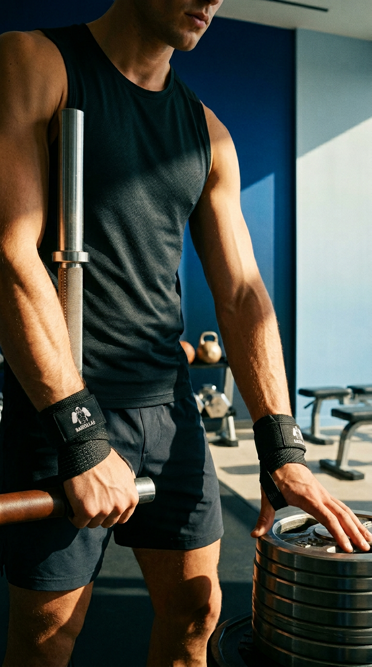 AI product shot of Barzillas Lifting Straps