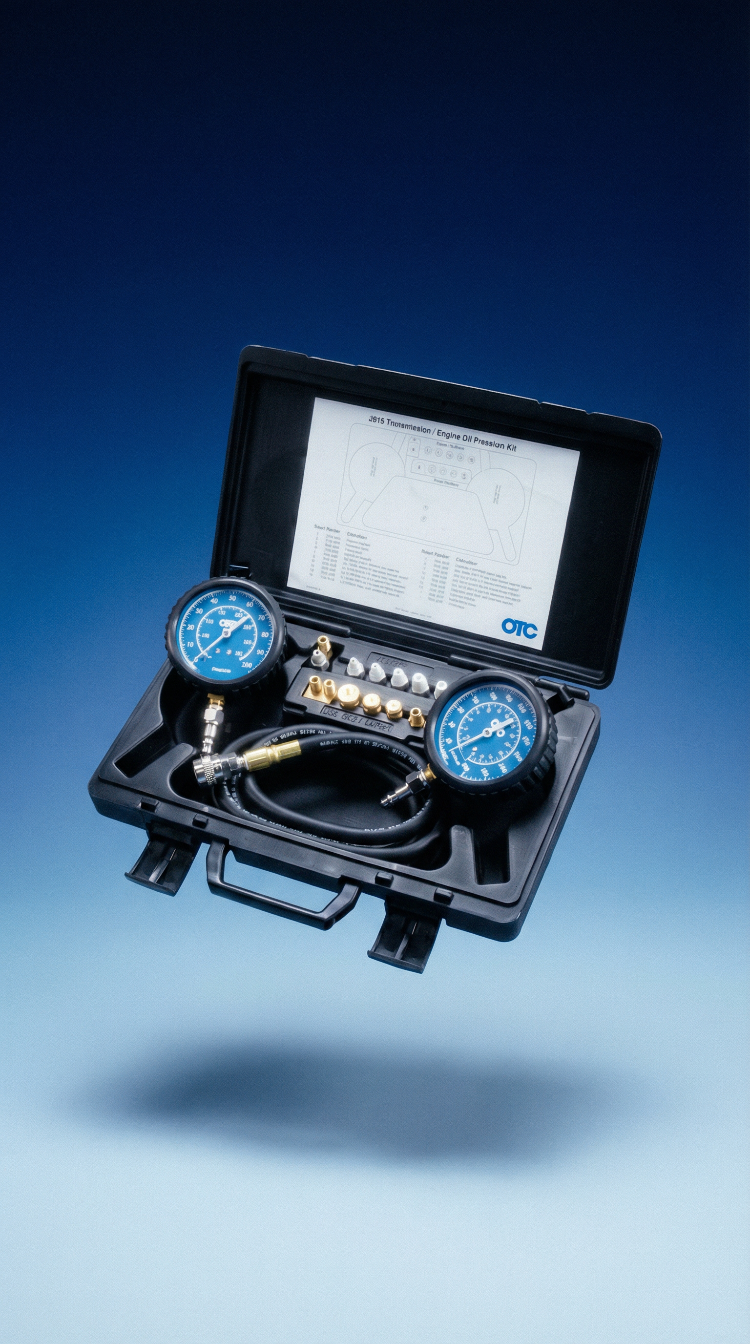 AI product shot of OTC 5610 Transmission Engine Oil Pressure Test Kit