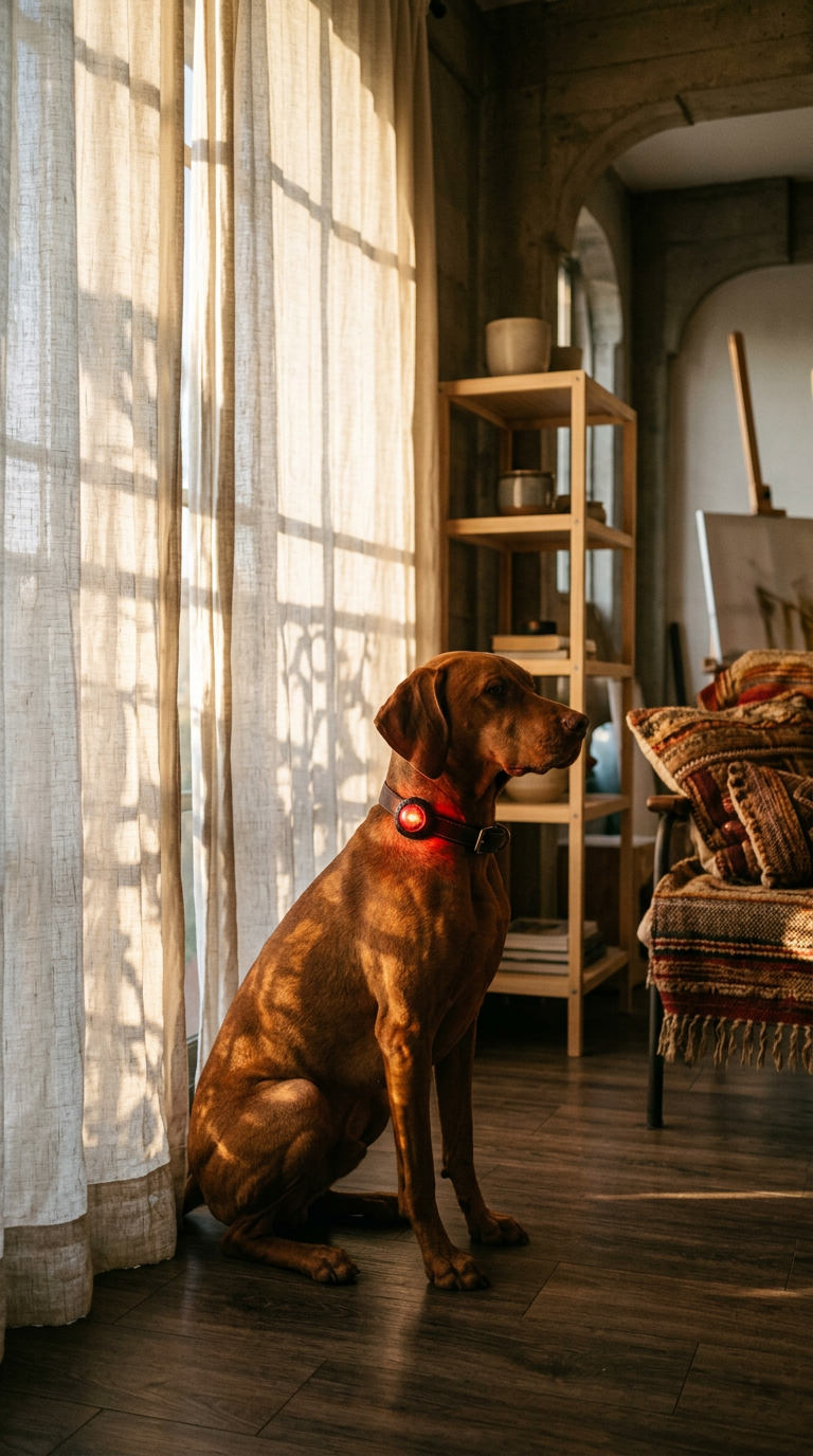 AI product shot of Active Canis - Safety Light, Rød