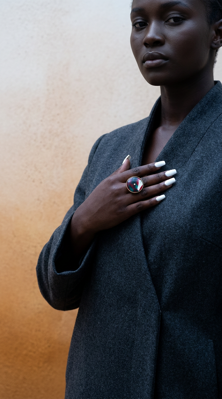 AI product shot of SELY RING