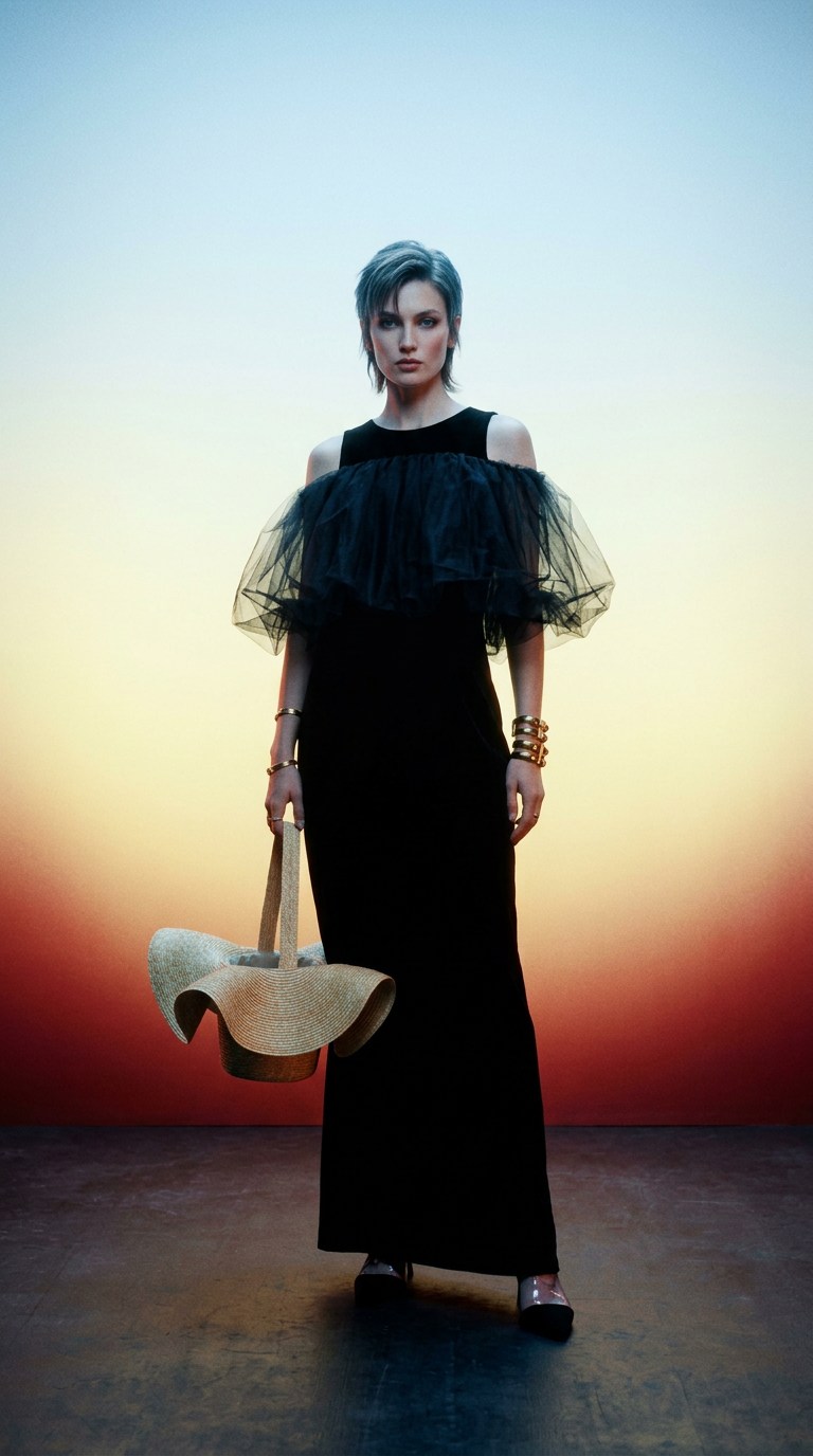 AI product shot of Ameri VINTAGE(アメリヴィンテージ) 【Mサイズ】UND MANY WAY BALLOON VEIL DRESS