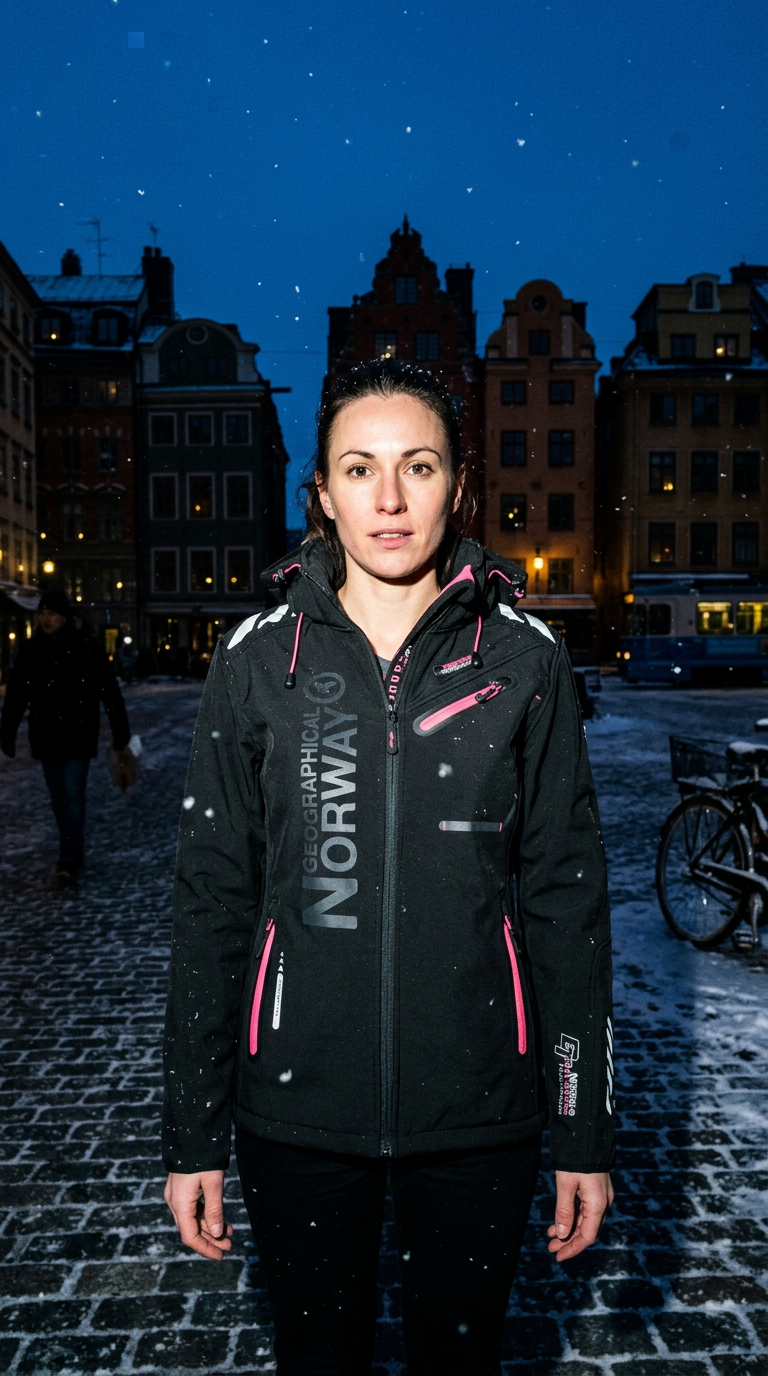 AI product shot of Dámská softshellová bunda GEOGRAPHICAL NORWAY