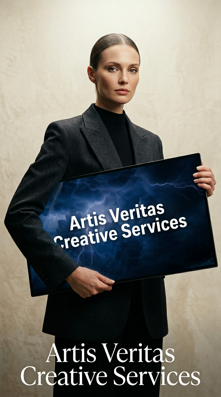 AI product shot of Artis Veritas Creative Services