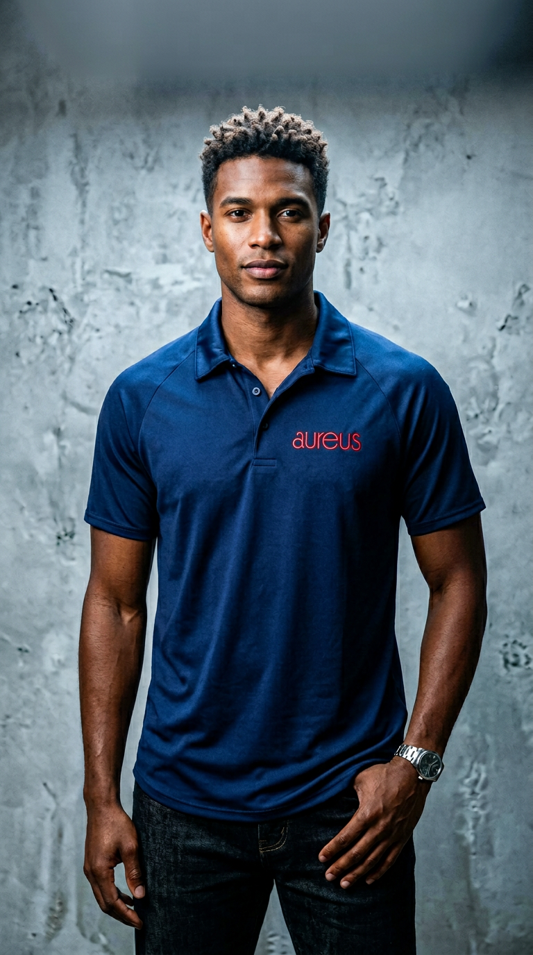 AI product shot of Performance Polo
