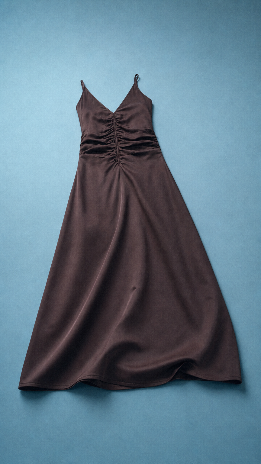 AI product shot of Slipdress Brown