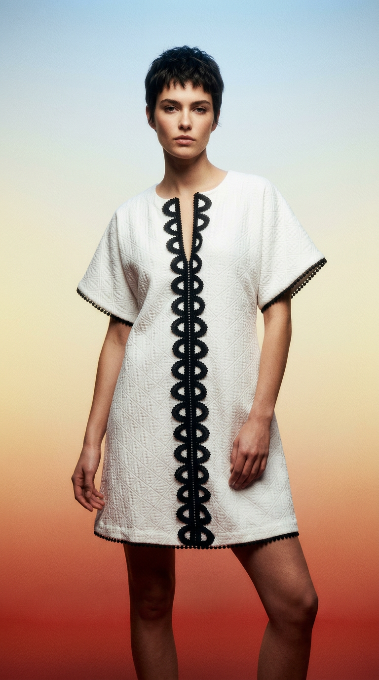 AI product shot of Jaclyn Kimono Dress | Wrap Style Dress Australia | Ellery & Moss