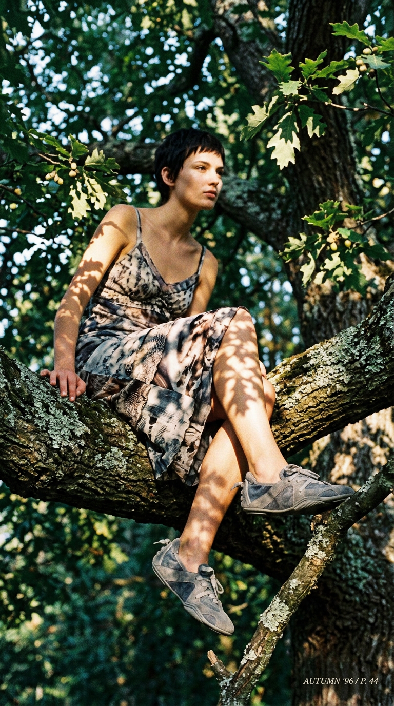 AI product shot of Lace-up suede shoes