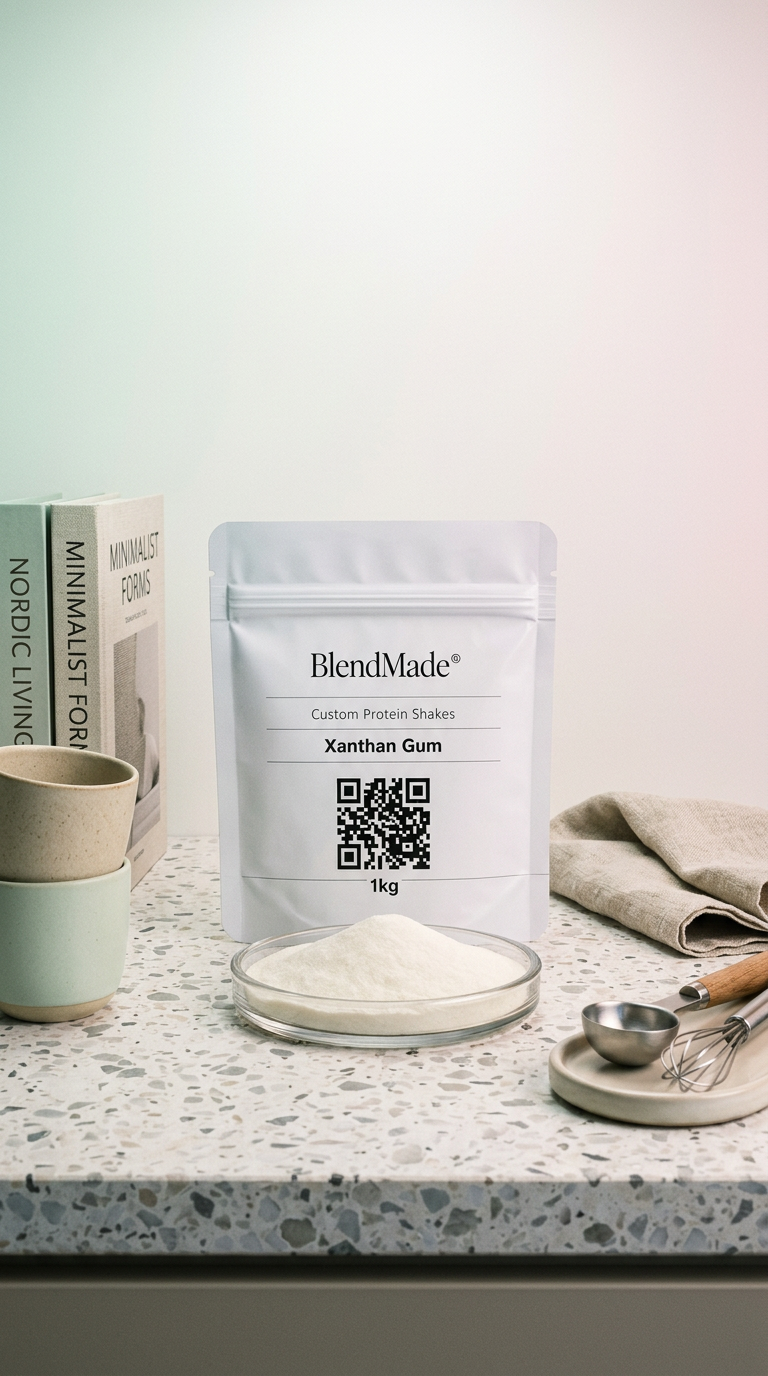 AI product shot of Xanthan Gum