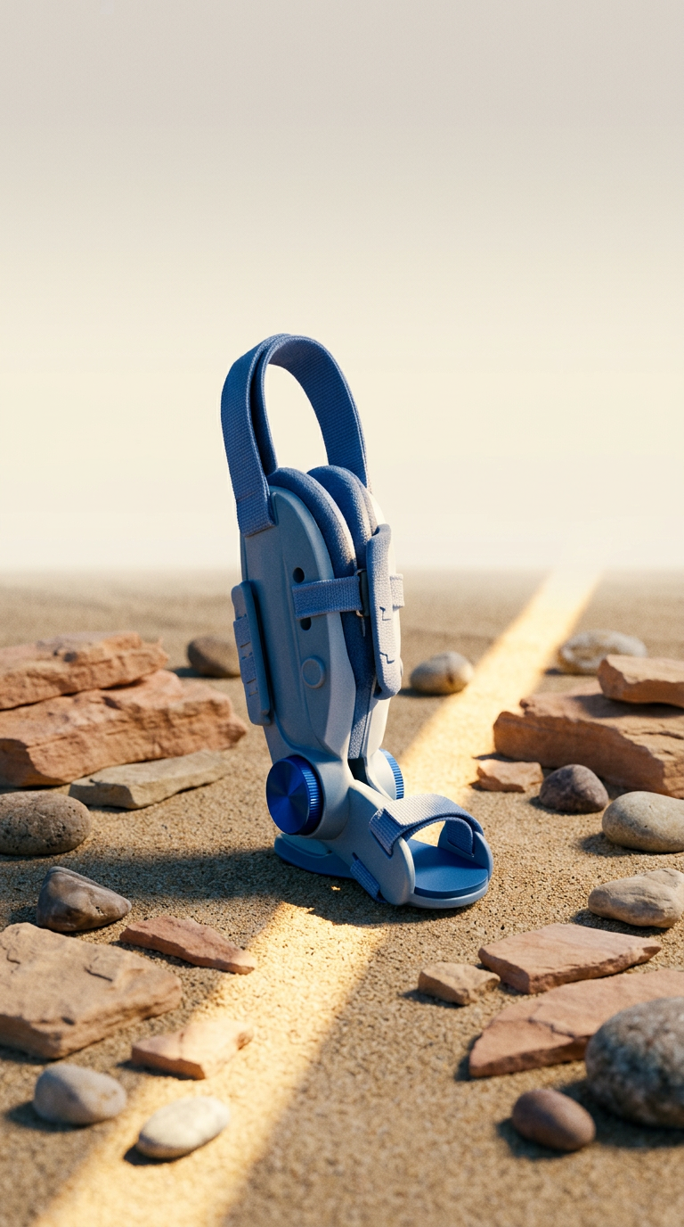 AI product shot of Orthopädische Hallux Valgus Korrekturschiene