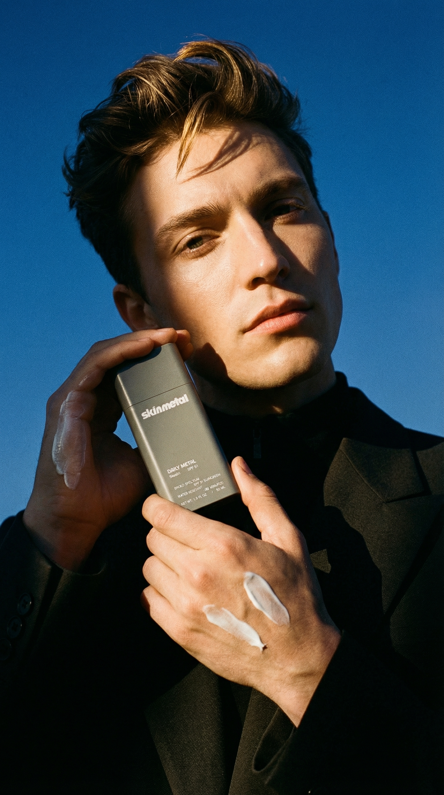 AI product shot of Daily Metal Stealth SPF 51