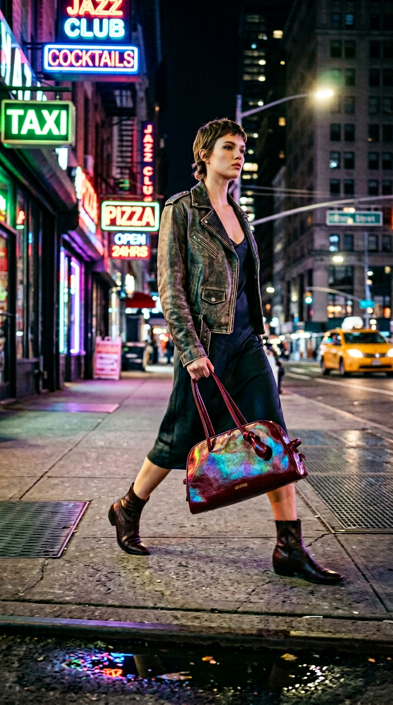 AI product shot of Jacquemus Bowling Bag