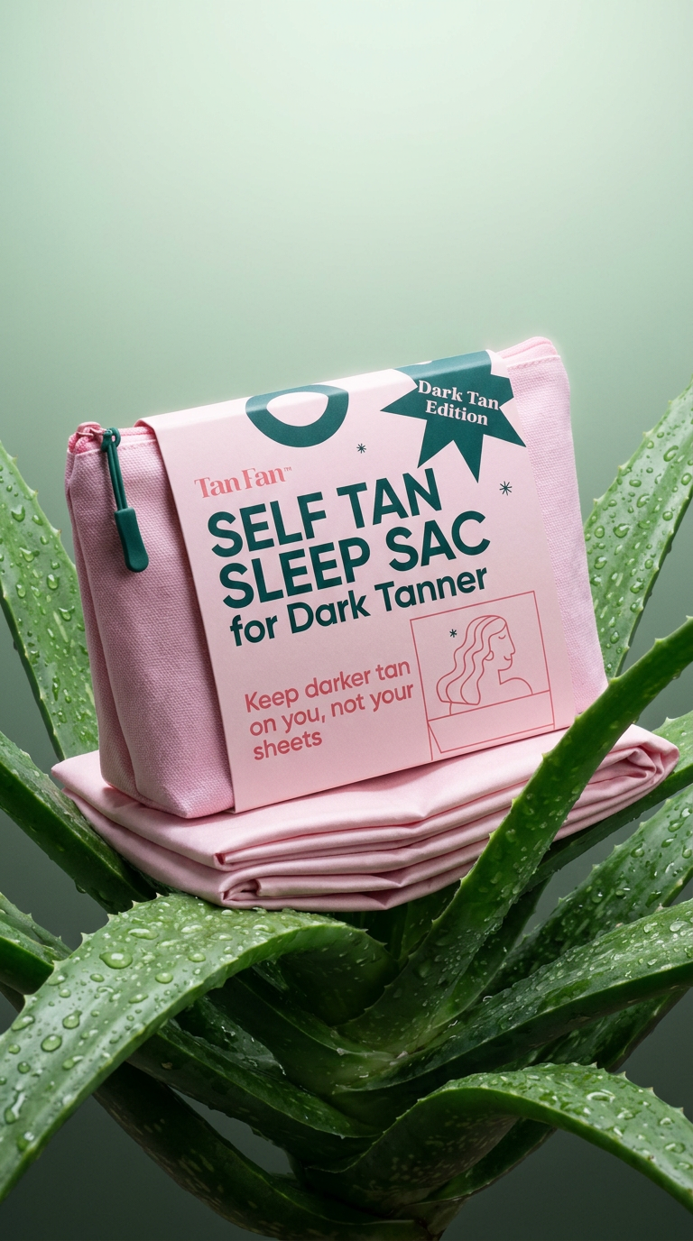 AI product shot of Self Tan Sleep Sac - Dark Tanner