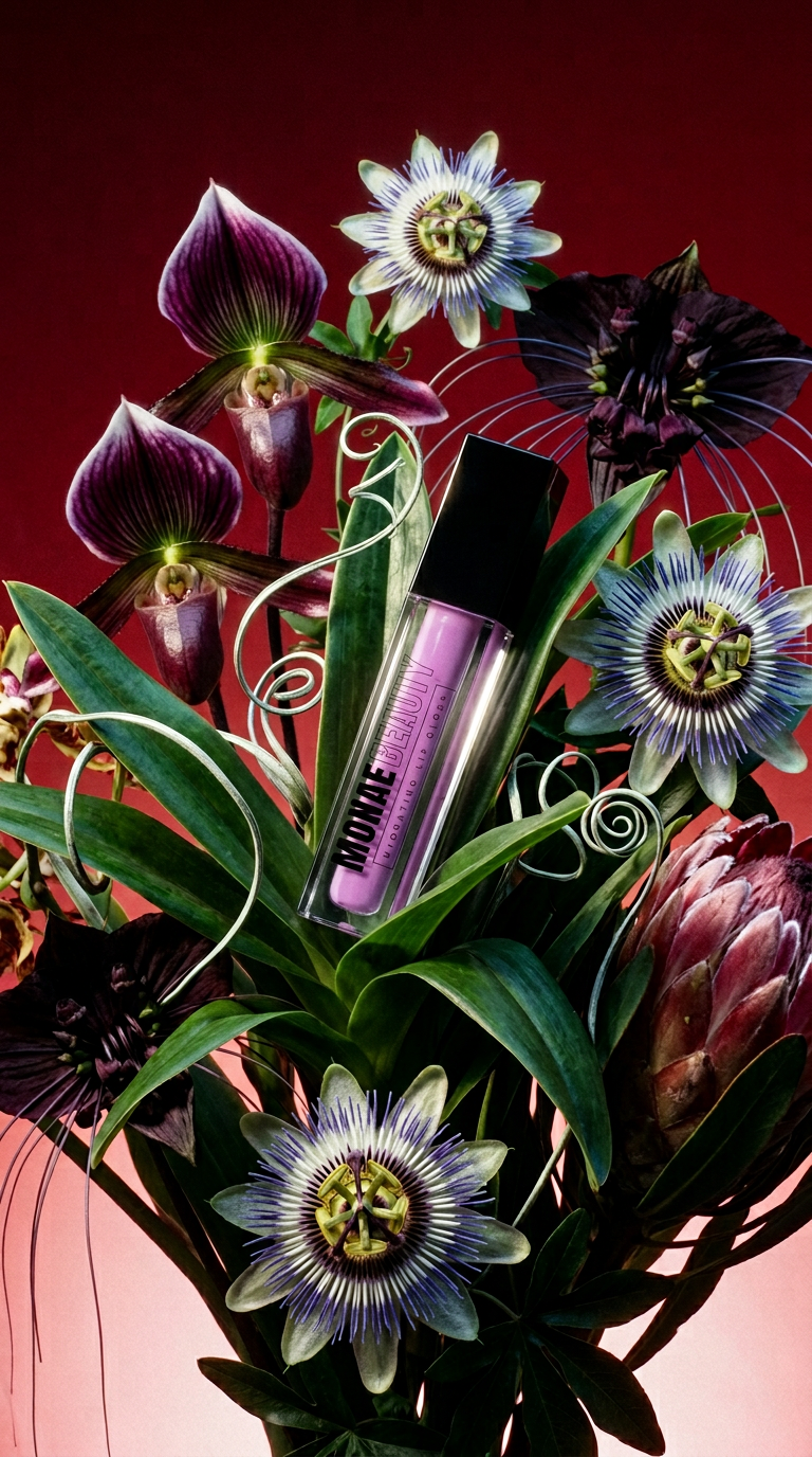 AI product shot of Pinky Promise Hydrating Lip Gloss