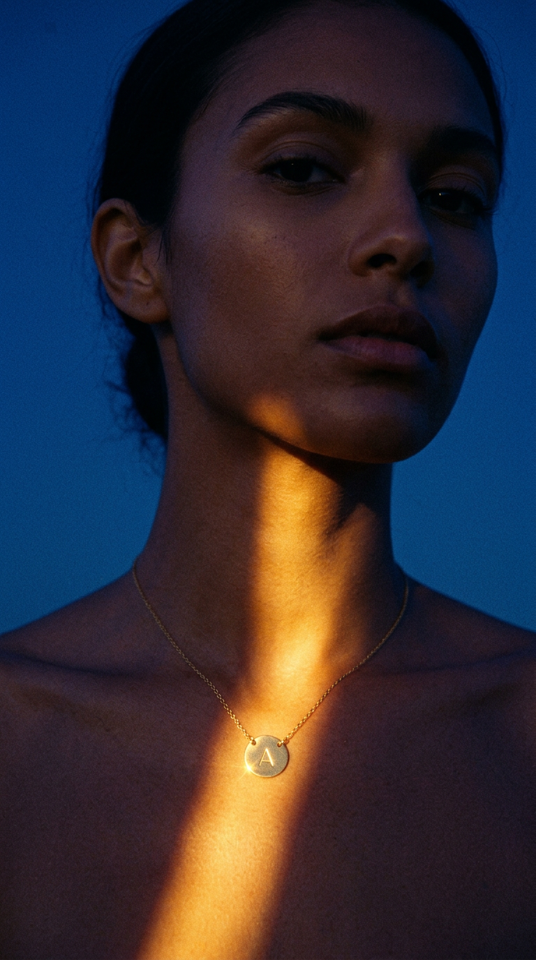 AI product shot of Chloe Necklace
