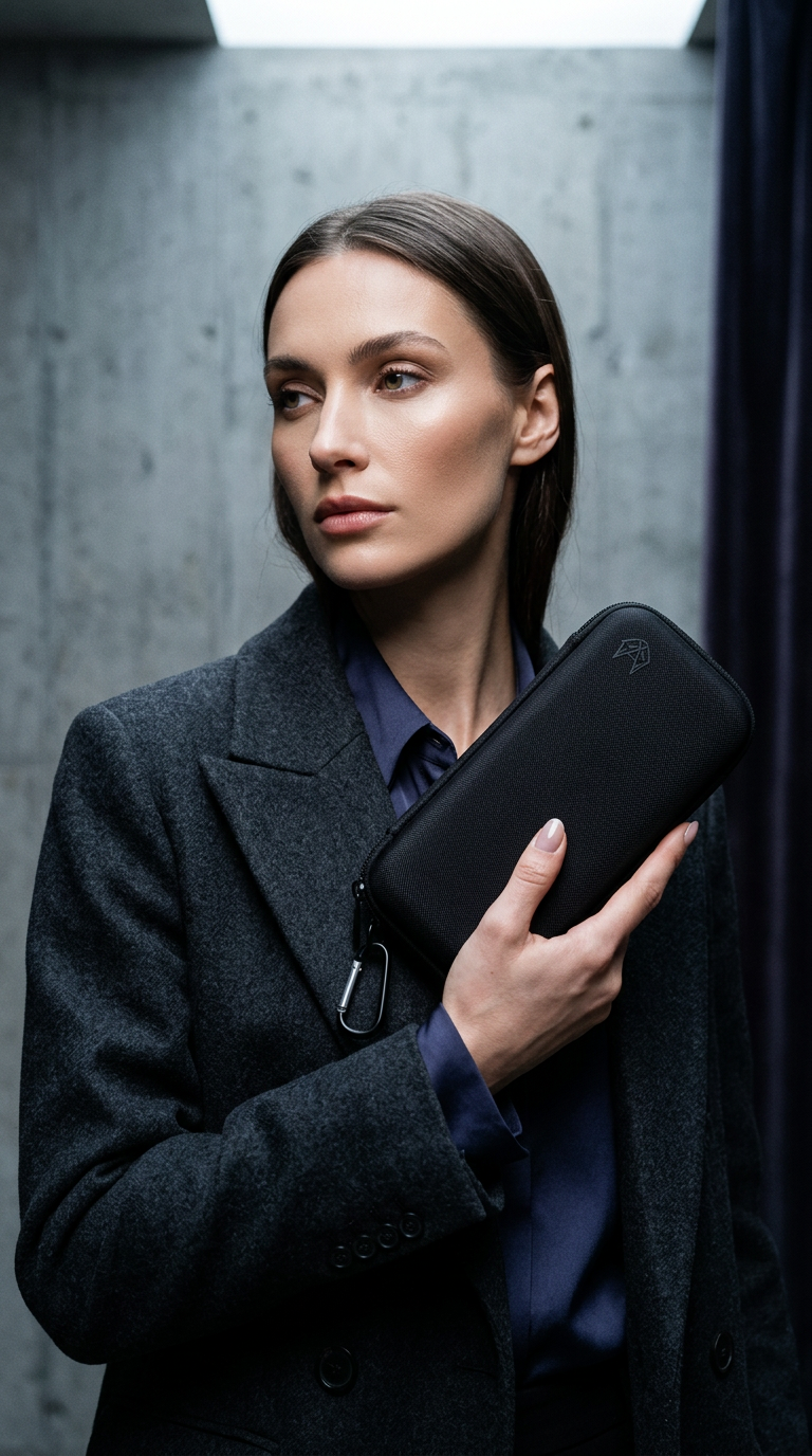 AI product shot of Caddy Kit Black