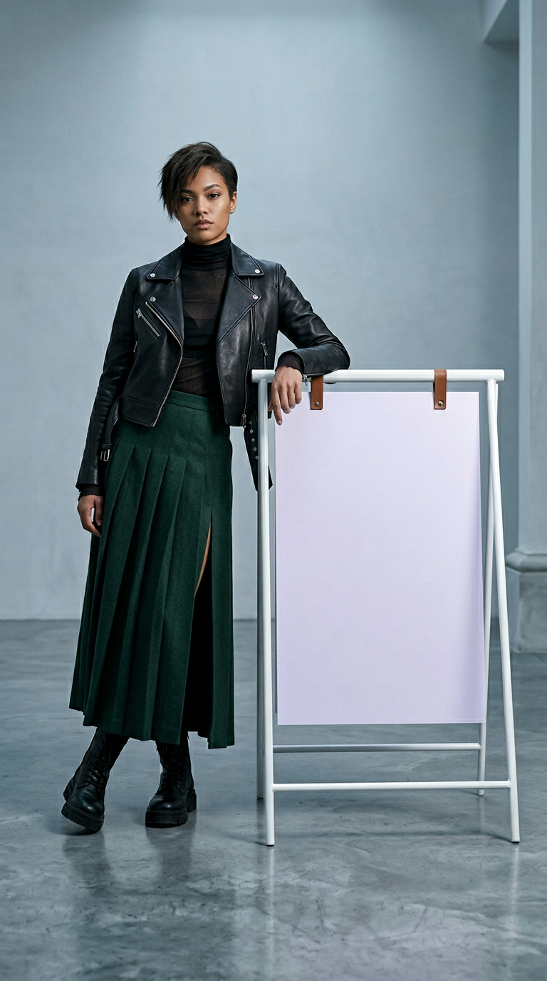 AI product shot of Swinging Metal A-Frame Sidewalk Sign with 22 x 28 Inch Pvc Board, 26.75 x 40 Inch Heavy-Duty Double-Sided Swing Board, Outdoor Curb Advertising Display Stand, White