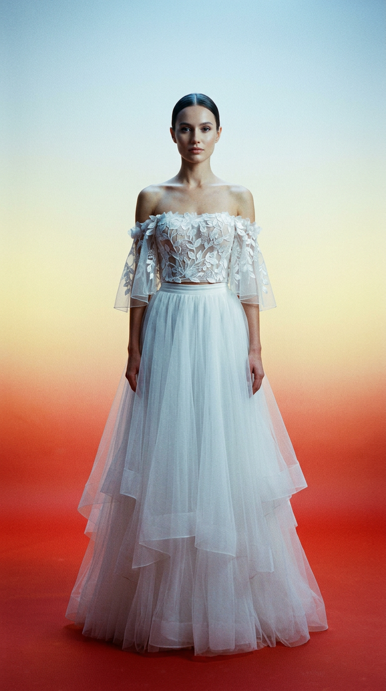 AI product shot of Amélie Wedding Dresses