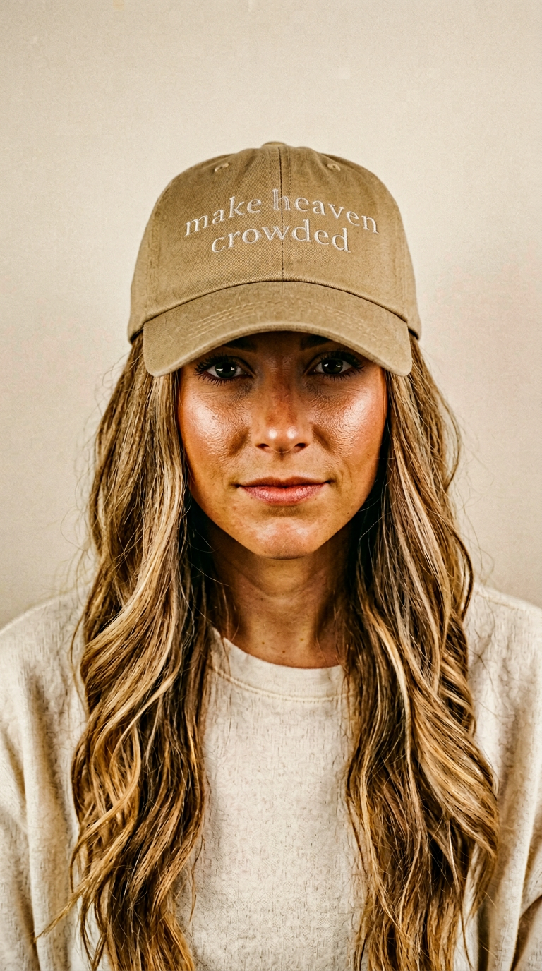 AI product shot of Make Heaven Crowded // Classic Cap
