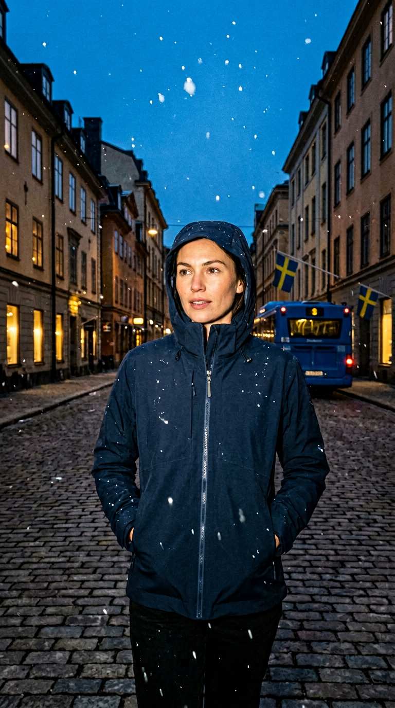 AI product shot of All Weather Winter Jacket