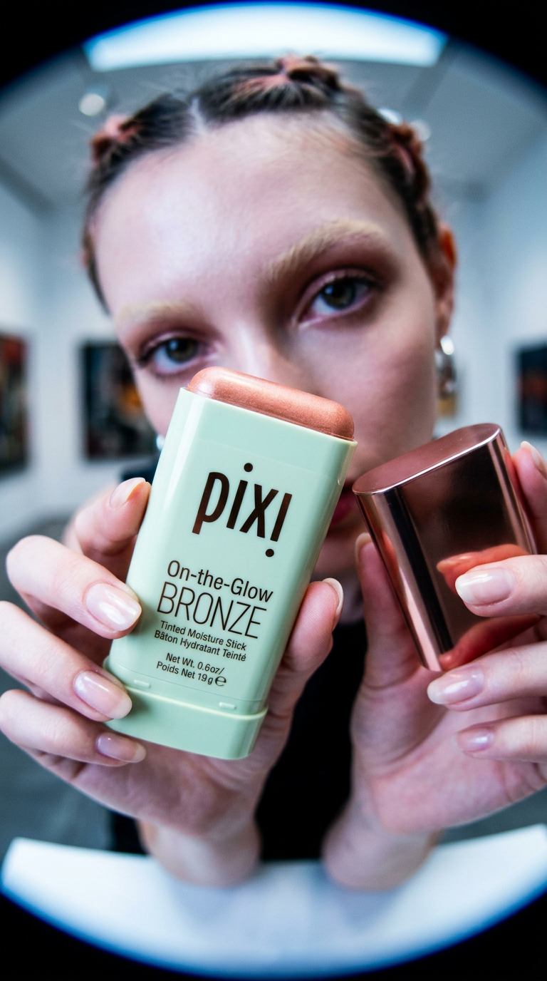 AI product shot of Pixi - On The Glow Soft Glow Bronzer 19g