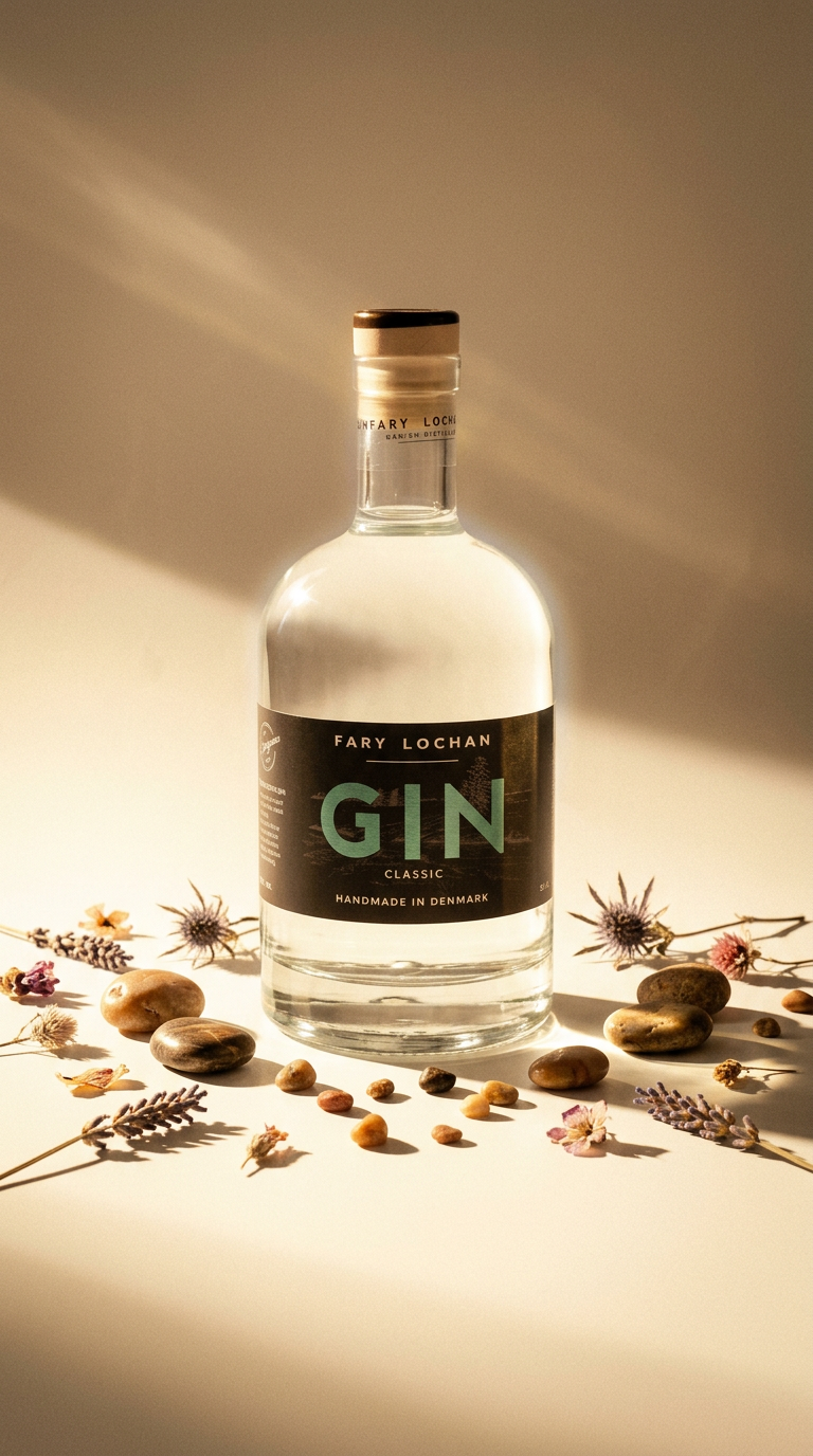 AI product shot of Classic gin