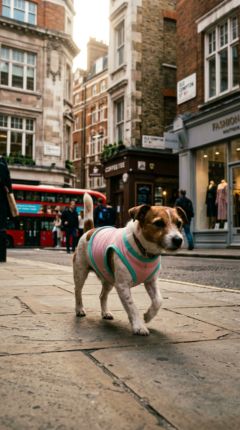 AI product shot of Woofit Cooling Vest – Svalkande Hundväst