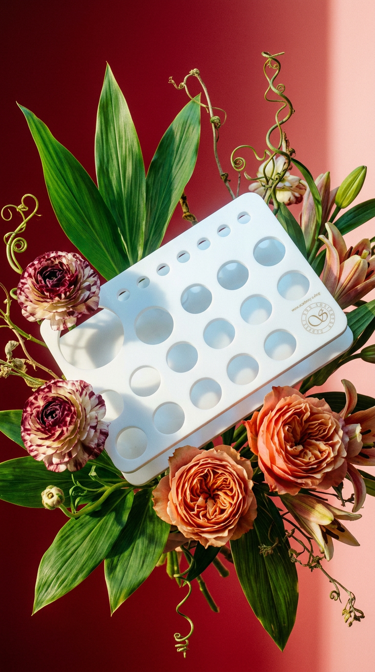 AI product shot of White Pigment holder, big