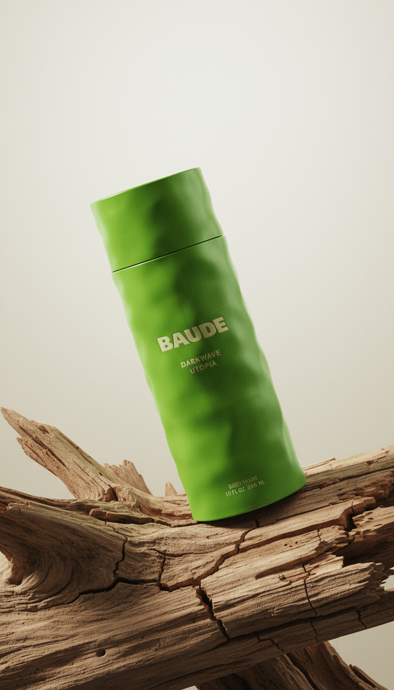 AI product shot of Body Wash Darkwave Utopia