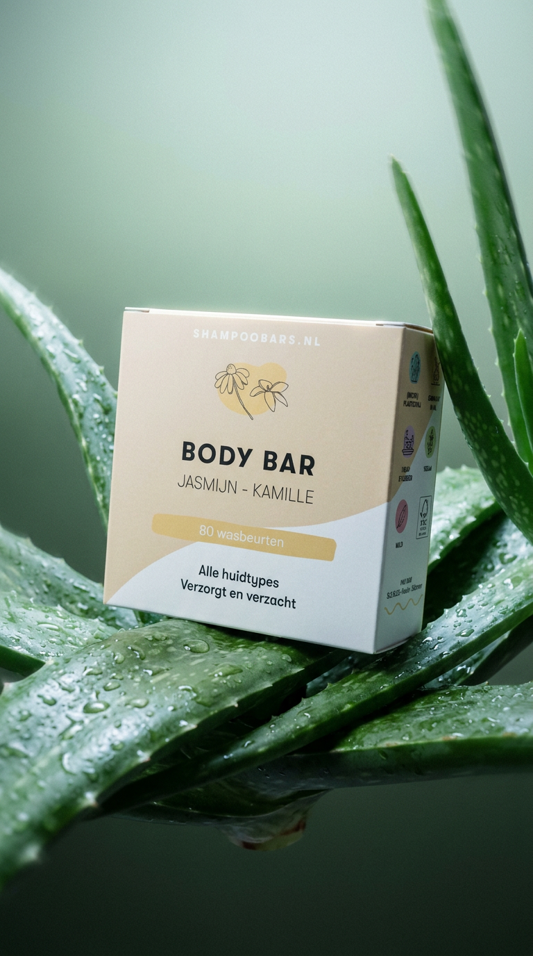 AI product shot of Body Bar Jasmijn – Kamille