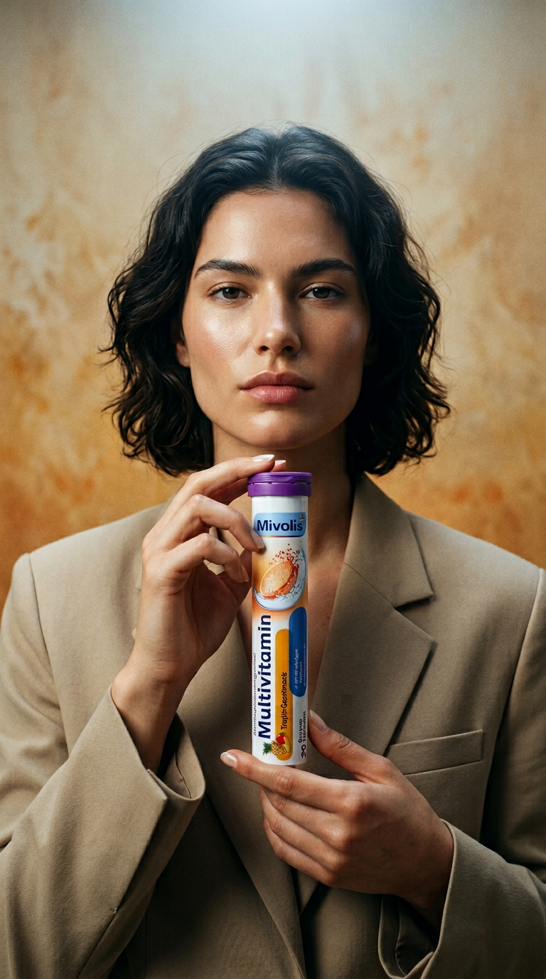 AI product shot of Mivolis Multivitamin Brausetabletten 20 St, 82 g