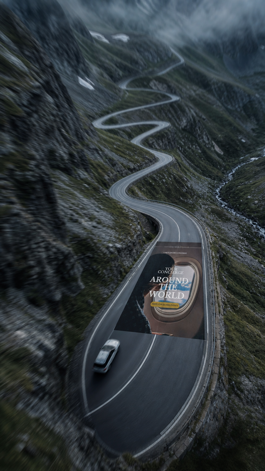 AI product shot of Luxury Car Rentals