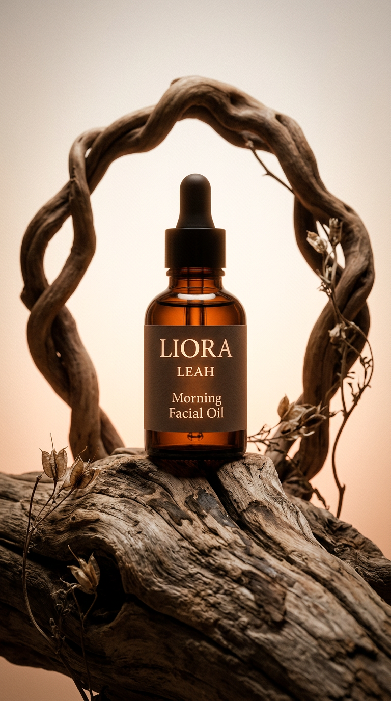 AI product shot of Leah Morning Facial Oil